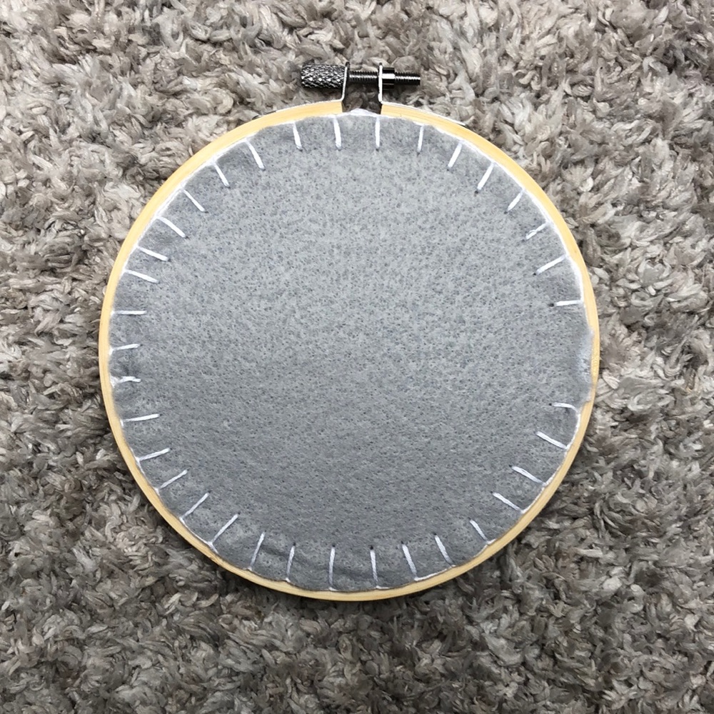 Handmade Three feathers cross stitch - Picture 3 of 4